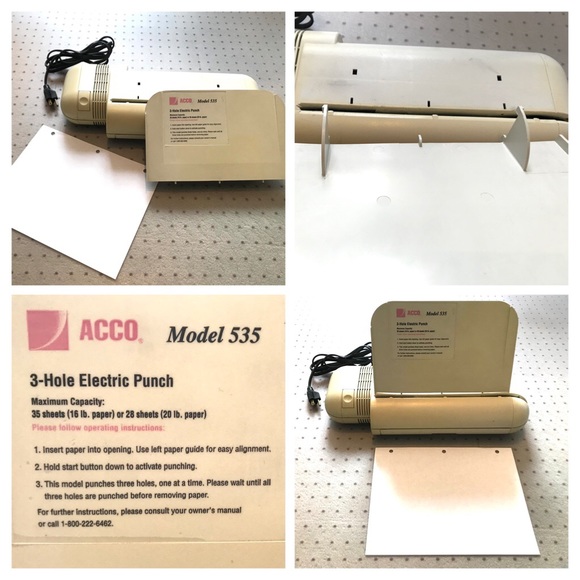 Acco Other - ❌SOLD❌3-Hole Puncher, Commercial Heavy Duty